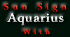 Sun Sign Aquarius