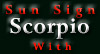 Sun Sign Scorpio