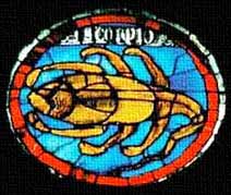 Earthlore Explorations Lore of Astrology: Scorpio Zodiac Stained Glass