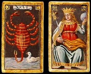 Earthlore Explorations Lore of Astrology: Scorpio Tarot Images