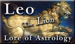 Earthlore Explorations - Lore of Astrology - Leo Title