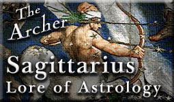 Earthlore Explorations - Lore of Astrology - Sagittarius Title