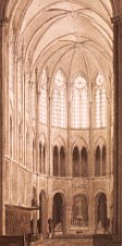 Earthlore Gothic Architecture: Choir Notre Dame de Paris, restoration by Viollet le Duc.