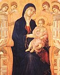 Earthlore Gothic Art: Maestà by Duccio di Buoninsegna.