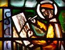 Earthlore Imagery: Stained Glass of Saint Luke