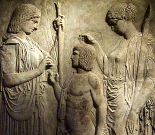 Earthlore Image Library - Demeter and Persephone Relief - Photography: Rhey Cedron