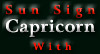 Sun Sign Capricorn