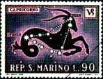 Earthlore Capricorn: San Marino Stamp