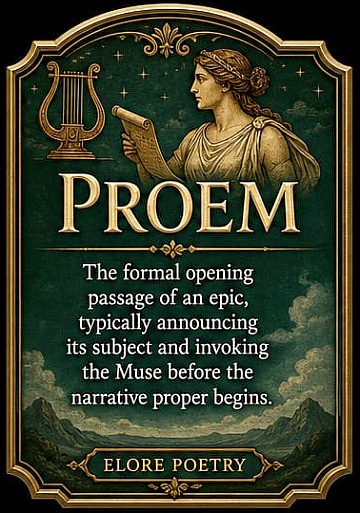 Graphic depiction of the definition of Proem