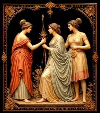 Illustration of an ancient greek vase